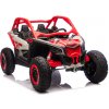 LEAN CARS Elektrická bugina - Maverick CAN-AM Turbo RS STRONG AIR - červená - 4x200W - BATÉRIA - 2x24V7Ah - 2026