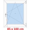 Soft Plastové okno 85x100 cm, otváravé a sklopné