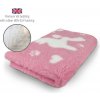 DRYBED Premium Vet Bed Pudel ružový 100 x 75 cm