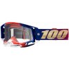 Moto okuliare 100% Racecraft 2 United, číre plexi