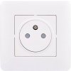Solight 5B142 zásuvka Push biely