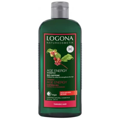 Šampón Age energy s biokofeínom a goji LOGONA Objem: 250 ml