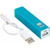 ENDURANCE trendy powerbanka 2200 mAh, tyrkysová
