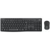 Logitech tichý set bezdrátové klávesnice a myši Desktop MK295, Qwertz DE, černá, 920-009794