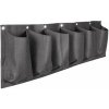 Horizontal Grow Bag 6 textilné kvetináče na stenu čierna balenie 1 ks