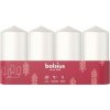 Bolsius Sviečky Pillar Advent, Vianoce, biele, 48/100 mm, bal. 4 ks