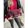 Laura Biaggi crossbody kabelka s dvoma ramienkami DX-F290-bordo Bordová