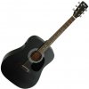Cort AF510E Black Satin Elektroakustická gitara Dreadnought