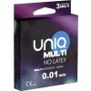 Uniq Multi Unisex No Latex 0.01mm 3 pack
