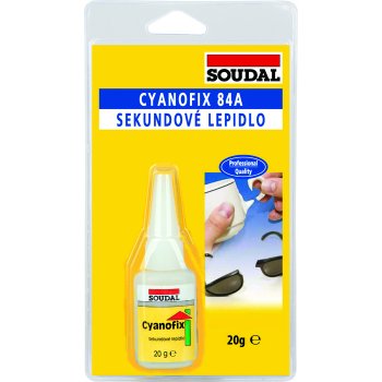 SOUDAL Cyanofix 84A sekundové lepidlo 20g