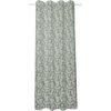 Záves s riasiacou páskou Chenille s grafickým vzorom zelený 245 x 135 cm