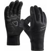 Športové jazdecké rukavice Zimné cyklistické rukavice veľ. S Čierne