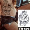 REBELULU Vodeodolné dočasné tetovačky pre ženy Fejkové tetovanie Dočasné tetovanie Roses Ruže Body Art Arm Fake Tattoo Men Women