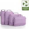 Heys Ecotex Compression Packing Cube 4 Pc Set Lilac Blossom