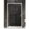 New Trendy Prime White sprchové dvere 110 cm posuvné biela matná/priehľadné sklo D-0402A