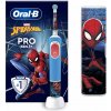 Elektrická zubná kefka Oral-B Pro Kids Spiderman S Designom Od Brauna s puzdrom (8006540773567)