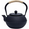 Nefertitis Japonská čierna železná kanvica na čaj Tetsubin 1200 ml NF31589 - 1200 ml