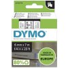 DYMO páska D1 6 mm x 7 m, čierna na priehľadnej S0720770