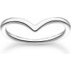 Thomas Sabo Ladies Ring TR2393-001-21-54 V-shape size 54