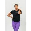 Dámske tričko Nebbia FIT Activewear Functional T-shirt with Short Sleeves black XS