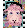 Maľovanie podľa čísel Ovečka (Jonna James), 80x100 cm, bez rámu a bez vypnutia plátna (6020992)