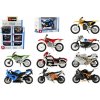 Bburago Motorka kov/plast 11-12cmmix druhů v krabičce 17x11x7cm 18ks v boxu 1:18