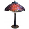 Lampa do obývačky Tiffany Alloy kolekcia RUBY intim Ø51*72