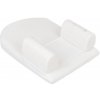 Childhome KikkaBoo Polohovacia podložka z pamäťovej peny klinová - Airknit White 51x36x15 biela