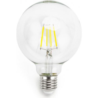 Aigostar B.V. LED Žiarovka FILAMENT G95 E27/4W/230V 6500K