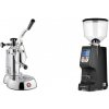 La Pavoni Stradivari Lusso + Eureka Atom Specialty 65, black