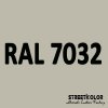RAL 7032 uretánová auto farba lesklá alebo matná 1 liter + tužidlo + riedidlo (RAL7032 PEBBLE GREY originálny odtieň uretánovej farby s lakom ( ČSN 1020 ))