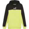 Puma Essentials + Block Hoodie žltá čierna