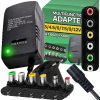 UNIVERZÁLNY VIACÚČELOVÝ NAPÁJACÍ ADAPTÉR NABÍJAČKA PRE ZARIADENIA DC 12V KONCOVKY