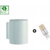 SPECTRUM - SET SQUALLA TUBE - fasádne svietidlo + G9 LED Žiarovka 4W 230V Teplá biela / 3000°K - Biele / Záruka 5 rokov