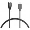 Tech-Protect MC04 USB-C nabíjací kábel na Garmin hodinky 1m, čierny