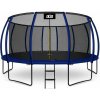 Aga SPORT EXCLUSIVE Trampolína 500 cm Tmavo modrá + ochranná sieť + rebrík