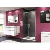 Huppe Urban Sprchové dvere 100 cm, chrómový profil 140907.069.322