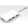 PremiumCord Mini DisplayPort -> DisplayPort/HDMI/DVI-D/VGA redukce 0,2m bílá (kportadm16)