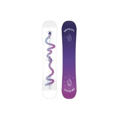 Gravity Sirene White 23/24 154 cm; Bílá snowboard