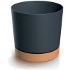 PROSPERPLAST Kvetináč TUBO PM 19,9cm antracit naturo