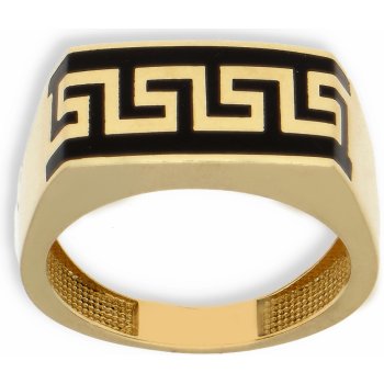 iBrill Zlatý masívny pánsky prsteň s gréckym vzorom 11348 od 477 € -  Heureka.sk