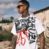Yakuza tričko pánske Horned FU Regular TSB 25030 white Farba: biela, Veľkosť: 4XL