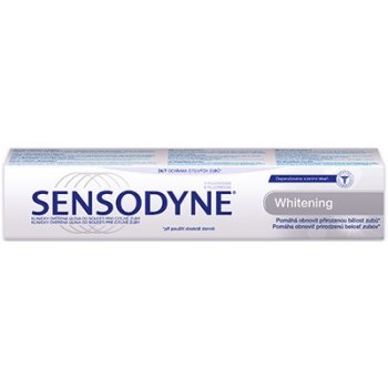 Sensodyne Whitening zubná pasta šetrně bělí citlivé zuby 100 ml