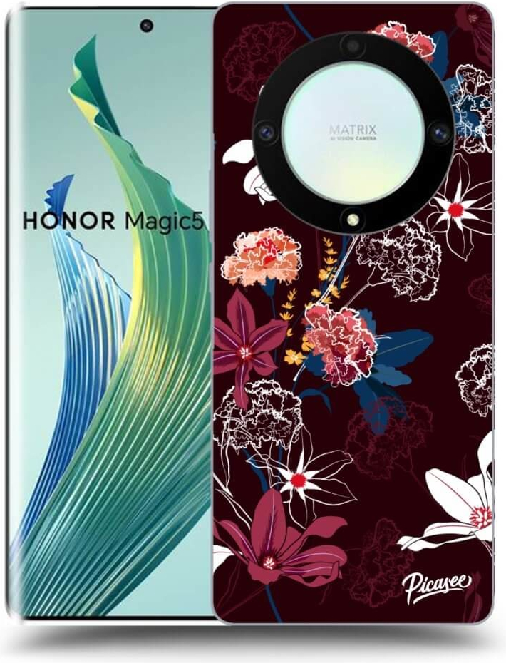 Picasee silikónové Honor Magic5 Lite 5G - Dark Meadow čiré