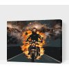 Vymalujsisam.sk Maľovanie podľa čísiel - Ghost Rider Veľkosť: 40x50cm, Rám: Na plastovej doske