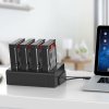 Dokovací stanice pro pevné disky Orico Clone 2.5 / 3,5 4 pozice USB3.0 1 až 3 (černý)