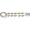 Sada Anaconda Quick Change Safety Lead Clip Kit Jungle 5ks - Hnedá