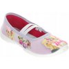 RenBut dievčenské balerínky s koženou vložkou Purple Doll, veľ. 34