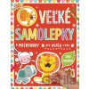 Veľké samolepky a maľovanky pre malé ruky: Divé zvieratá - Svojtka&Co.