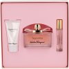 Salvatore Ferragamo Signorina EDP 100 ml + telové mlieko 50 ml + EDP 10 ml pre ženy darčeková sada